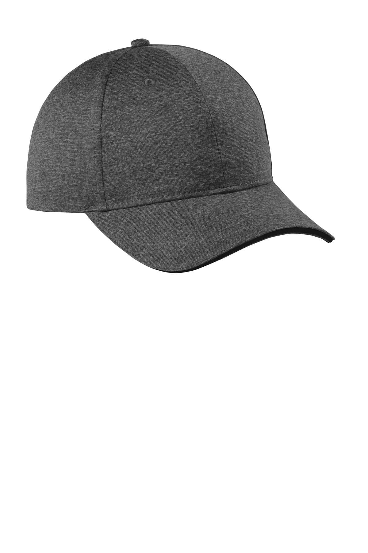 Sport-Tek STC44 OSFA / Graphite Heather/ Black Sport-Tek STC44 Contender Snapback Cap