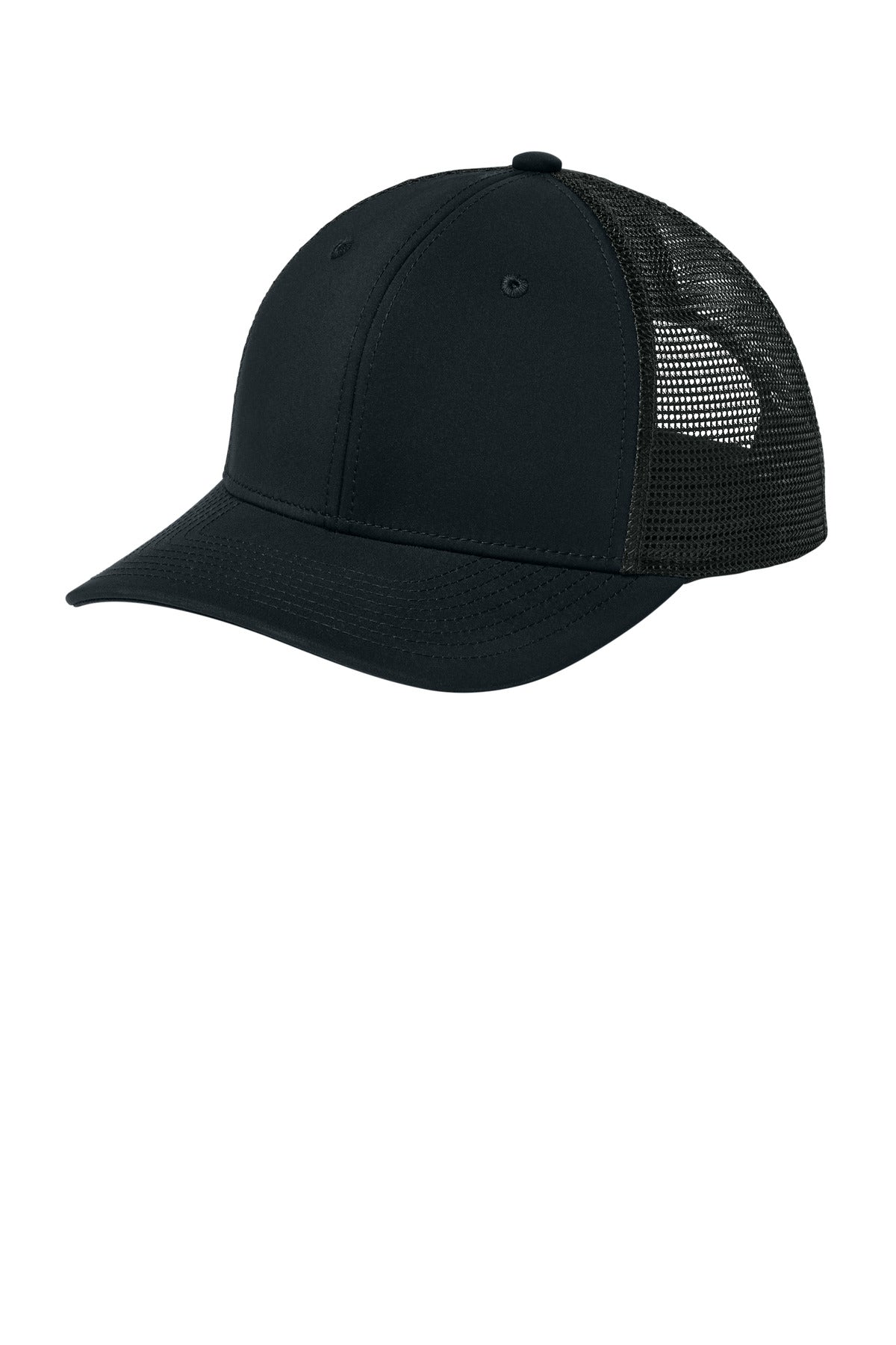 Sport-Tek STC46 OSFA / Black/ Black Sport-Tek STC46 Club Trucker Cap