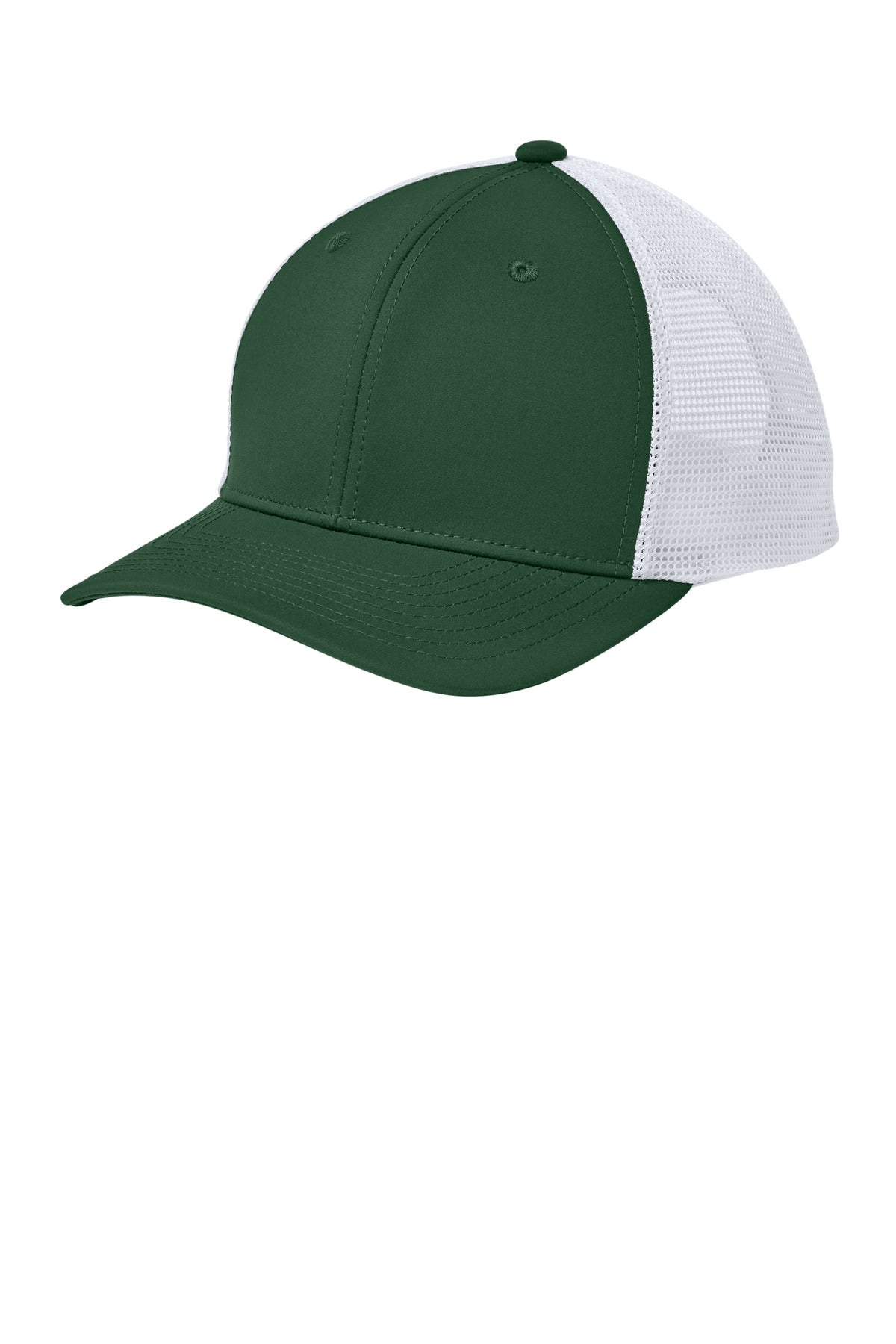 Sport-Tek STC46 OSFA / Forest Green/ White Sport-Tek STC46 Club Trucker Cap