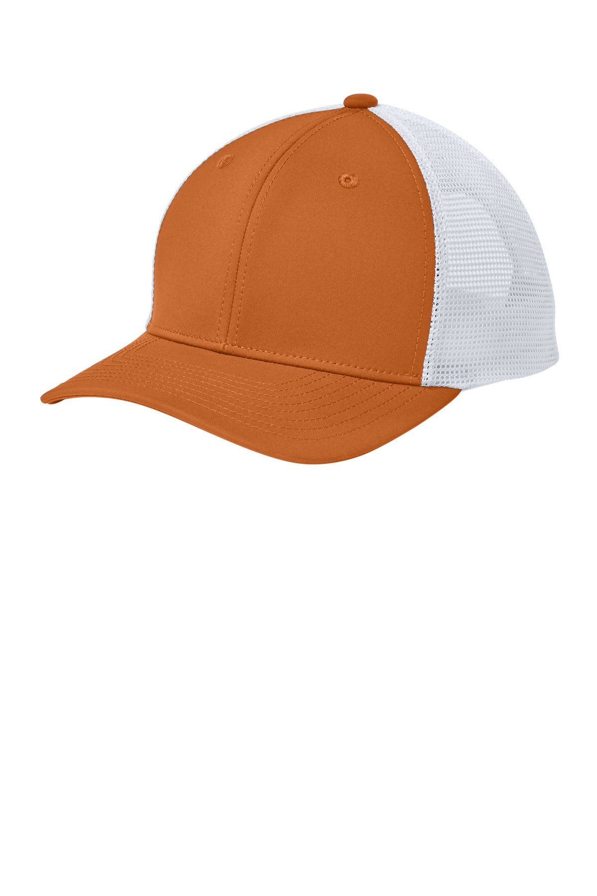 Sport-Tek STC46 OSFA / Texas Orange/ White Sport-Tek STC46 Club Trucker Cap