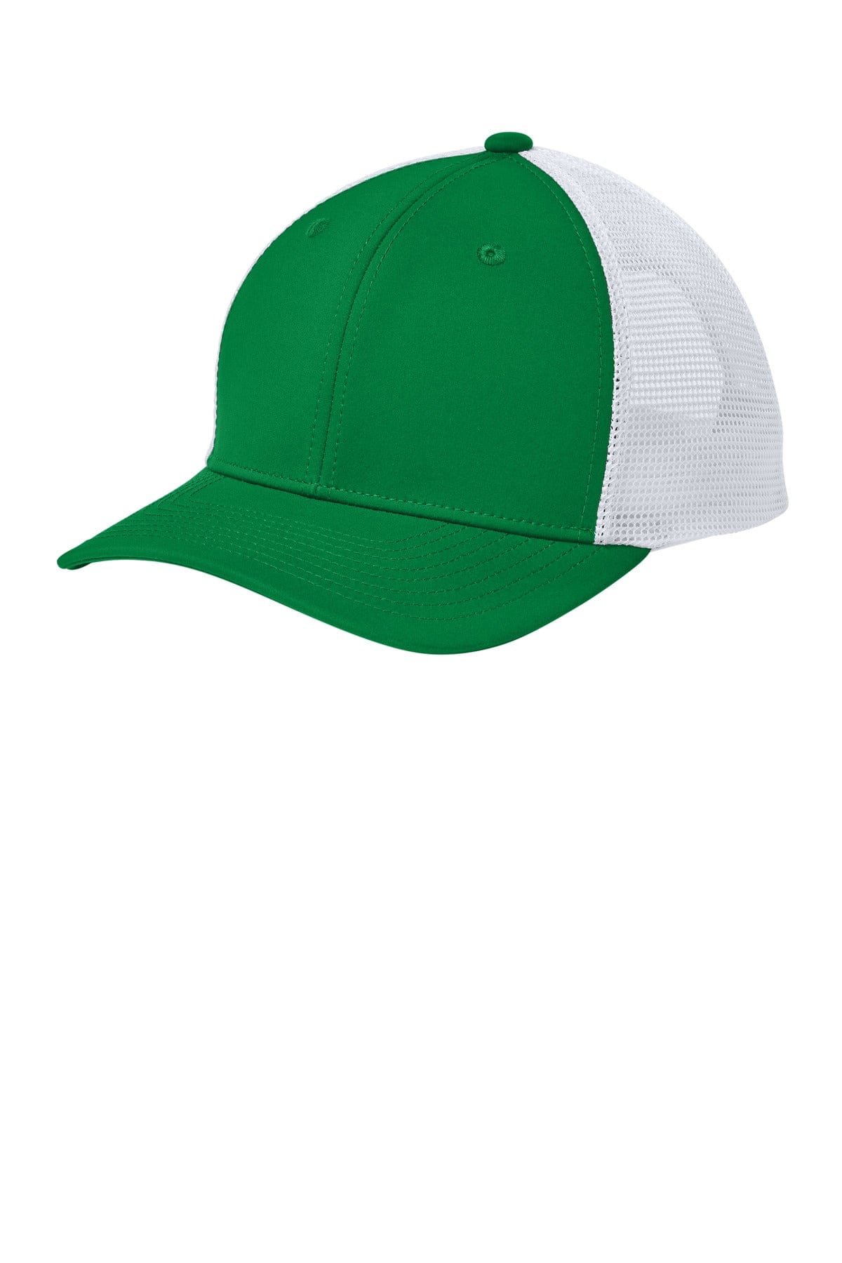 Sport-Tek STC46 OSFA / True Kelly Green/ White Sport-Tek STC46 Club Trucker Cap