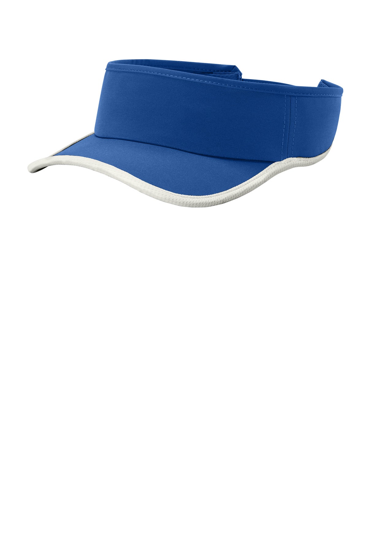 Sport-Tek STC57 OSFA / True Royal/ White Sport-Tek STC57 Repeat Visor