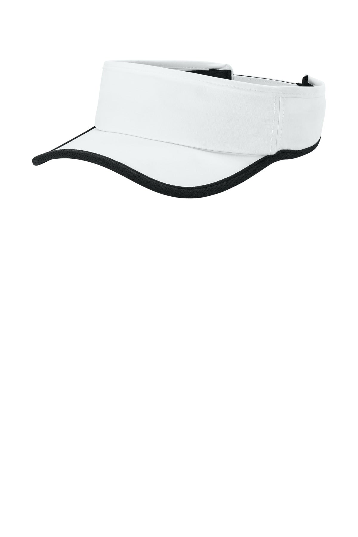 Sport-Tek STC57 OSFA / White/ Black Sport-Tek STC57 Repeat Visor