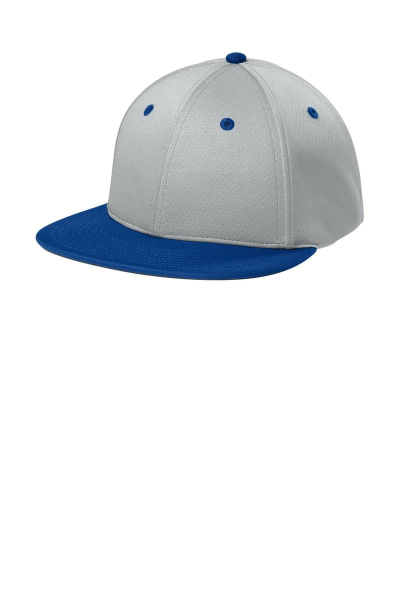Sport-Tek Impact Mesh Stretch-Tek Cap STC70 in Silver/ True Royal/ Silver