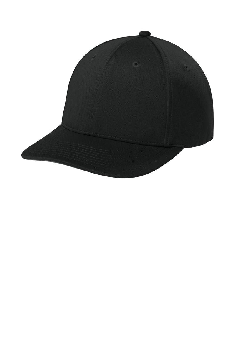 Sport-Tek Impact Mesh Stretch-Tek Adjustable Cap STC71 in Black