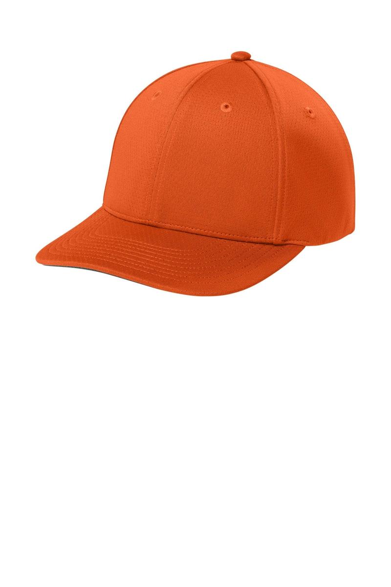Sport-Tek Impact Mesh Stretch-Tek Adjustable Cap STC71 in Deep Orange