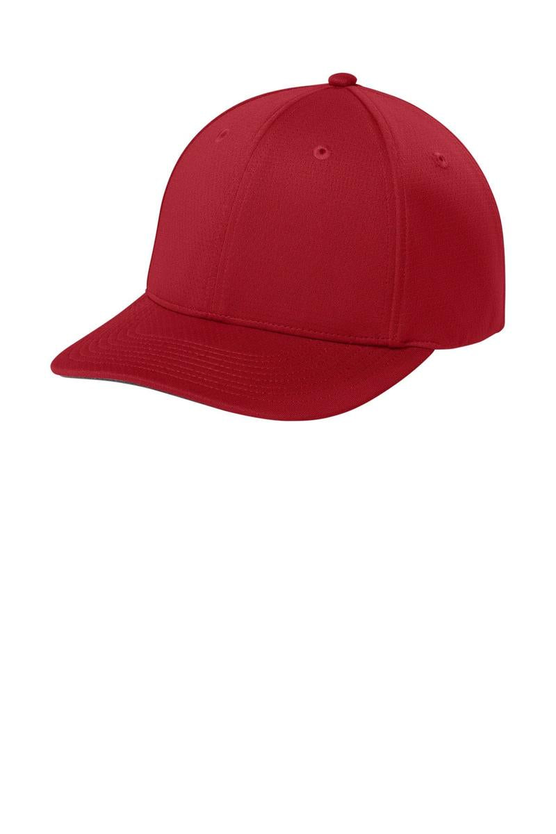 Sport-Tek Impact Mesh Stretch-Tek Adjustable Cap STC71 in Deep Red