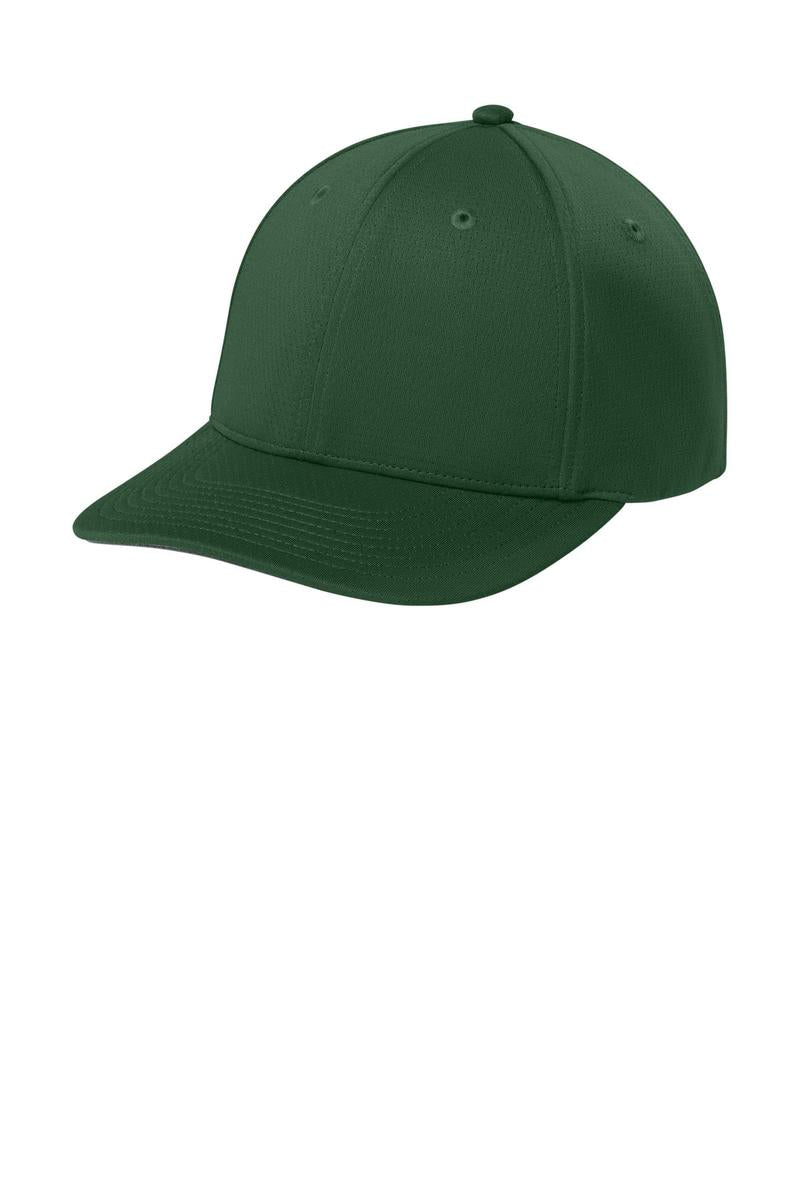 Sport-Tek Impact Mesh Stretch-Tek Adjustable Cap STC71 in Forest Green