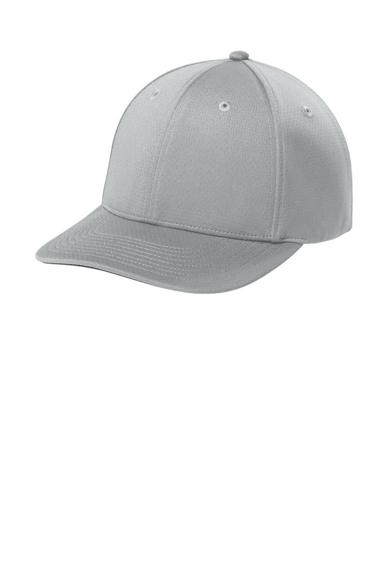 Sport-Tek Impact Mesh Stretch-Tek Adjustable Cap STC71 in Silver