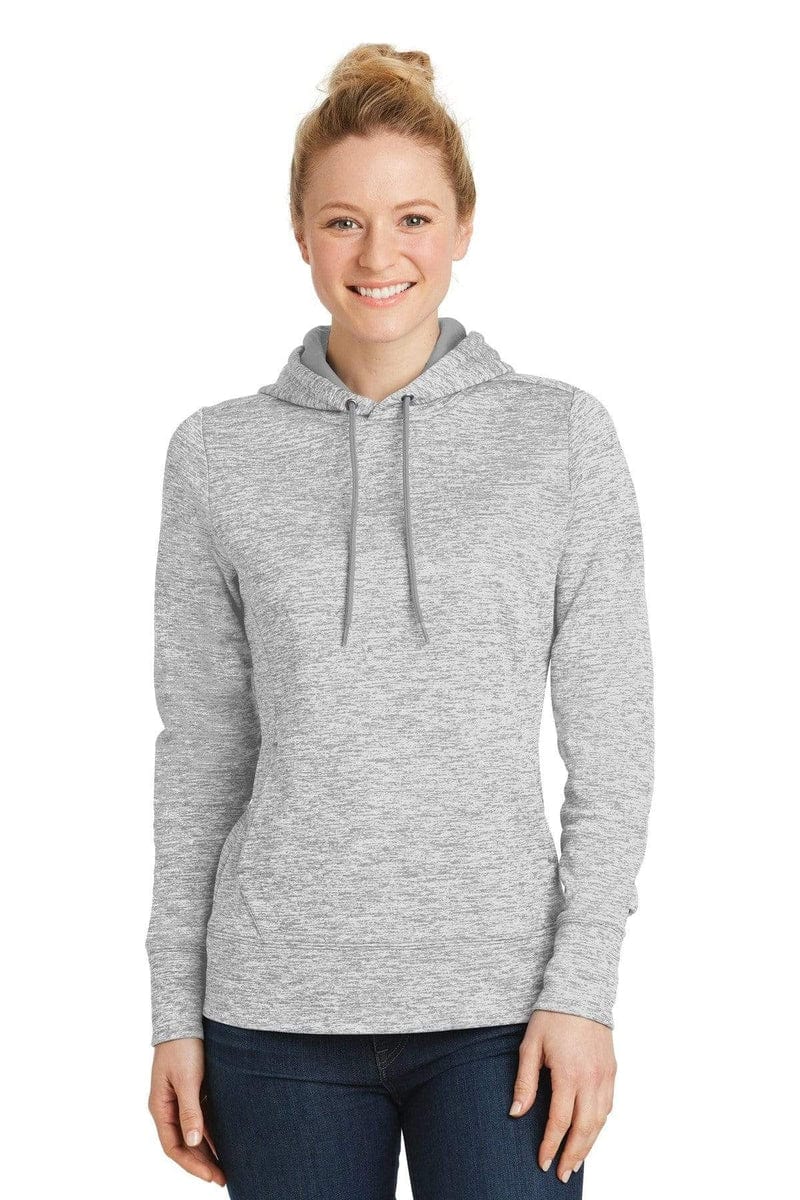 Sport-Tek Sweatshirts/Fleece Sport-Tek LST225: Ladies PosiCharge Electric Heather Fleece Hooded Pullover