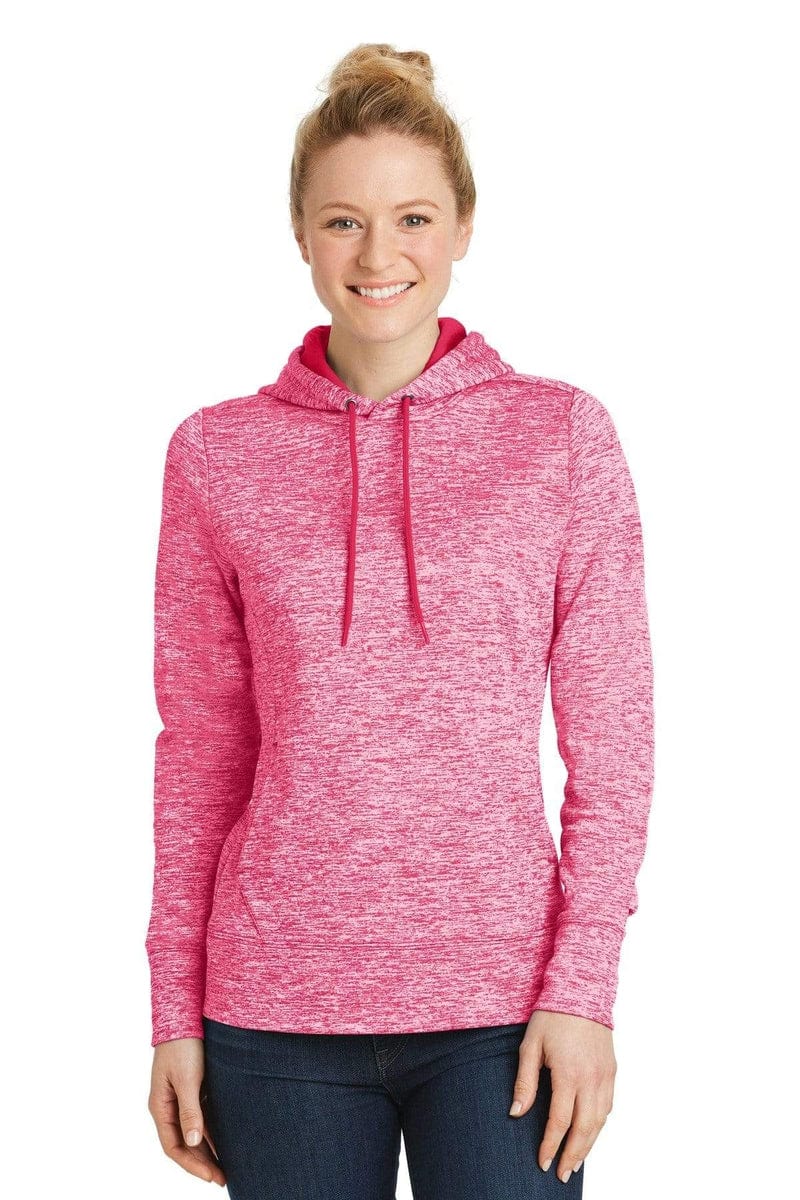 Sport-Tek Sweatshirts/Fleece Sport-Tek LST225: Ladies PosiCharge Electric Heather Fleece Hooded Pullover