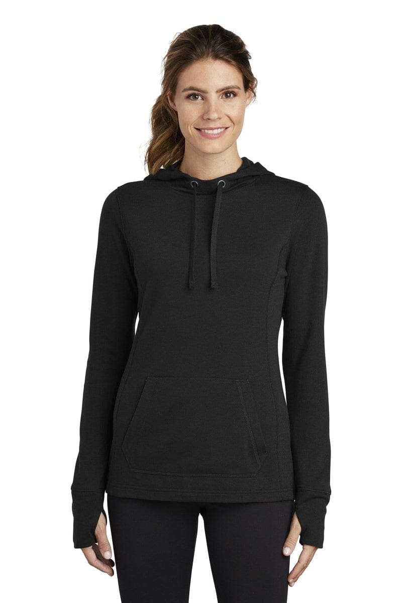 Sport-Tek Sweatshirts/Fleece Sport-Tek LST296: Ladies PosiCharge Tri-Blend Wicking Fleece Hooded Pullover