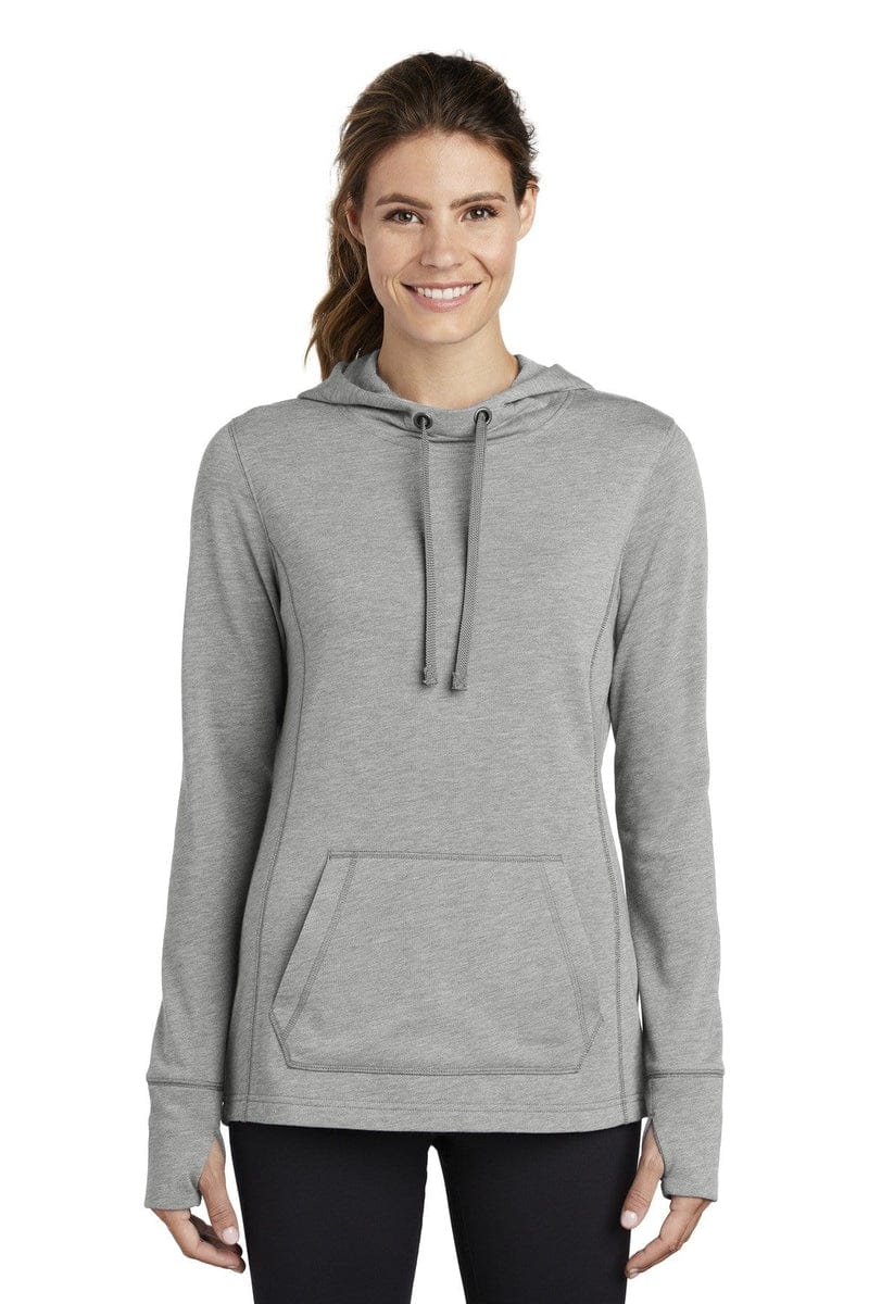 Sport-Tek Sweatshirts/Fleece Sport-Tek LST296: Ladies PosiCharge Tri-Blend Wicking Fleece Hooded Pullover