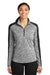 Sport-Tek Sweatshirts/Fleece Sport-Tek LST397: Ladies PosiCharge Electric Heather Colorblock 1/4-Zip Pullover