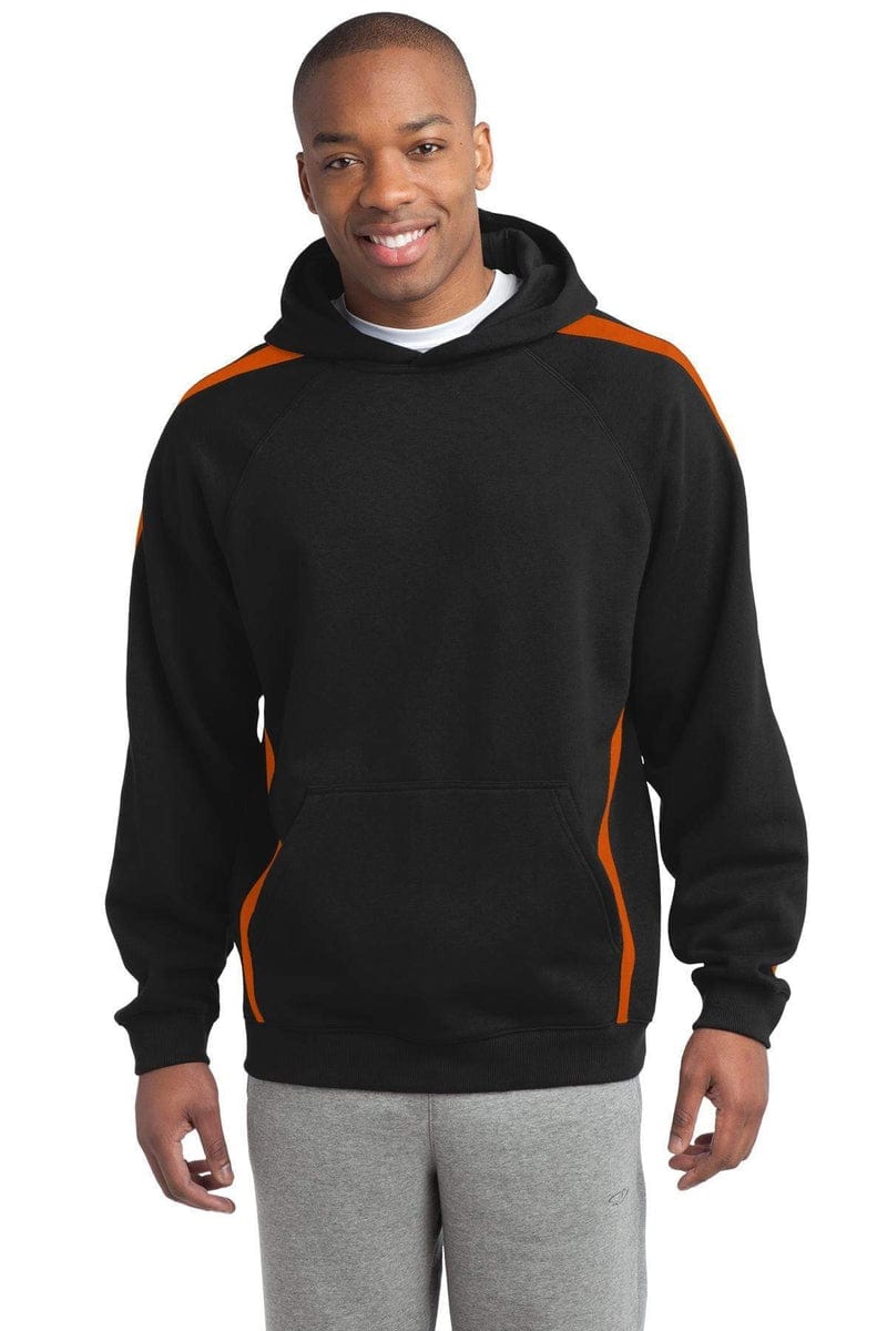 Sport-Tek Sweatshirts/Fleece Sport-Tek ST265: Sleeve Stripe Pullover Hooded Sweatshirt