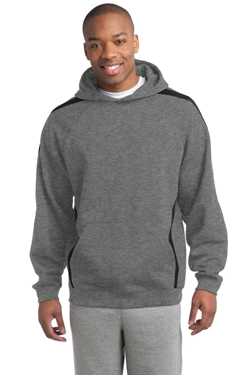 Sport-Tek Sweatshirts/Fleece Sport-Tek ST265: Sleeve Stripe Pullover Hooded Sweatshirt