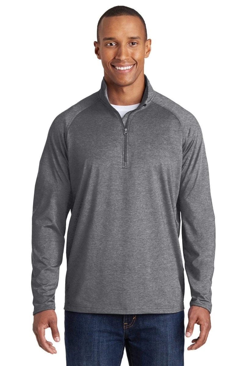 Sport-Tek Sweatshirts/Fleece Sport-Tek TST850: Tall Sport-Wick Stretch 1/2-Zip Pullover