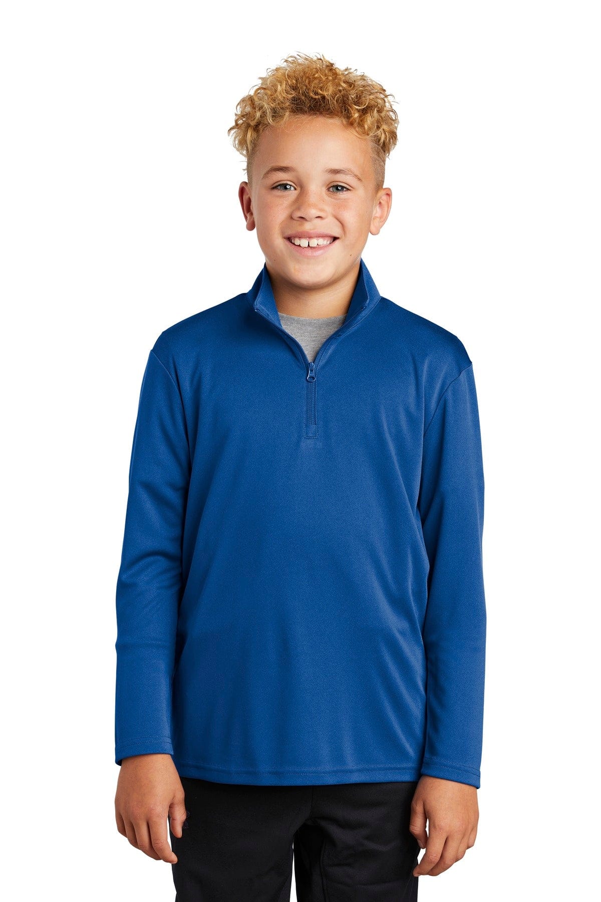 Sport-Tek Sweatshirts/Fleece Sport-Tek YST357 Youth PosiCharge Competitor 1/4-Zip Pullover