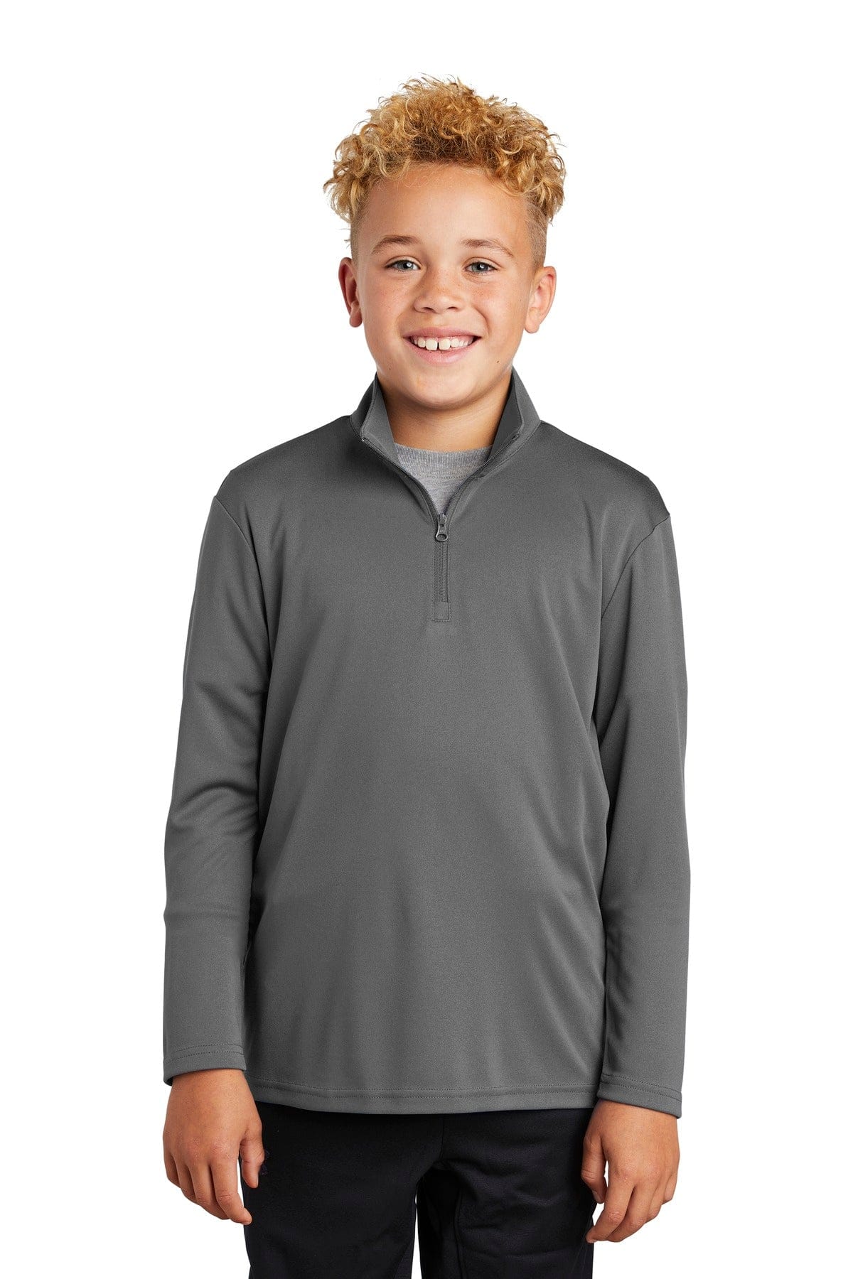 Sport-Tek Sweatshirts/Fleece Sport-Tek YST357 Youth PosiCharge Competitor 1/4-Zip Pullover