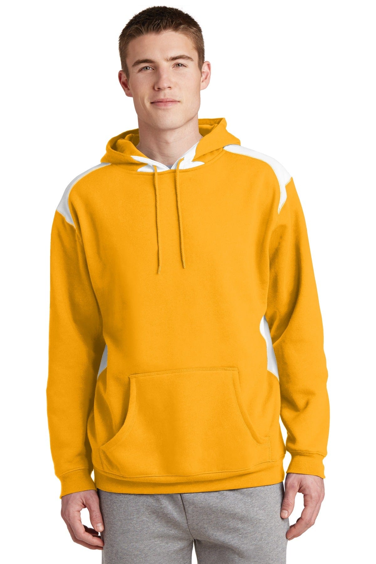 Sport-Tek Sweatshirts/Fleece XS / Athletic Gold DISCONTINUED  Sport-Tek ®  Pullover Hooded Sweatshirt with Contrast Color. F264