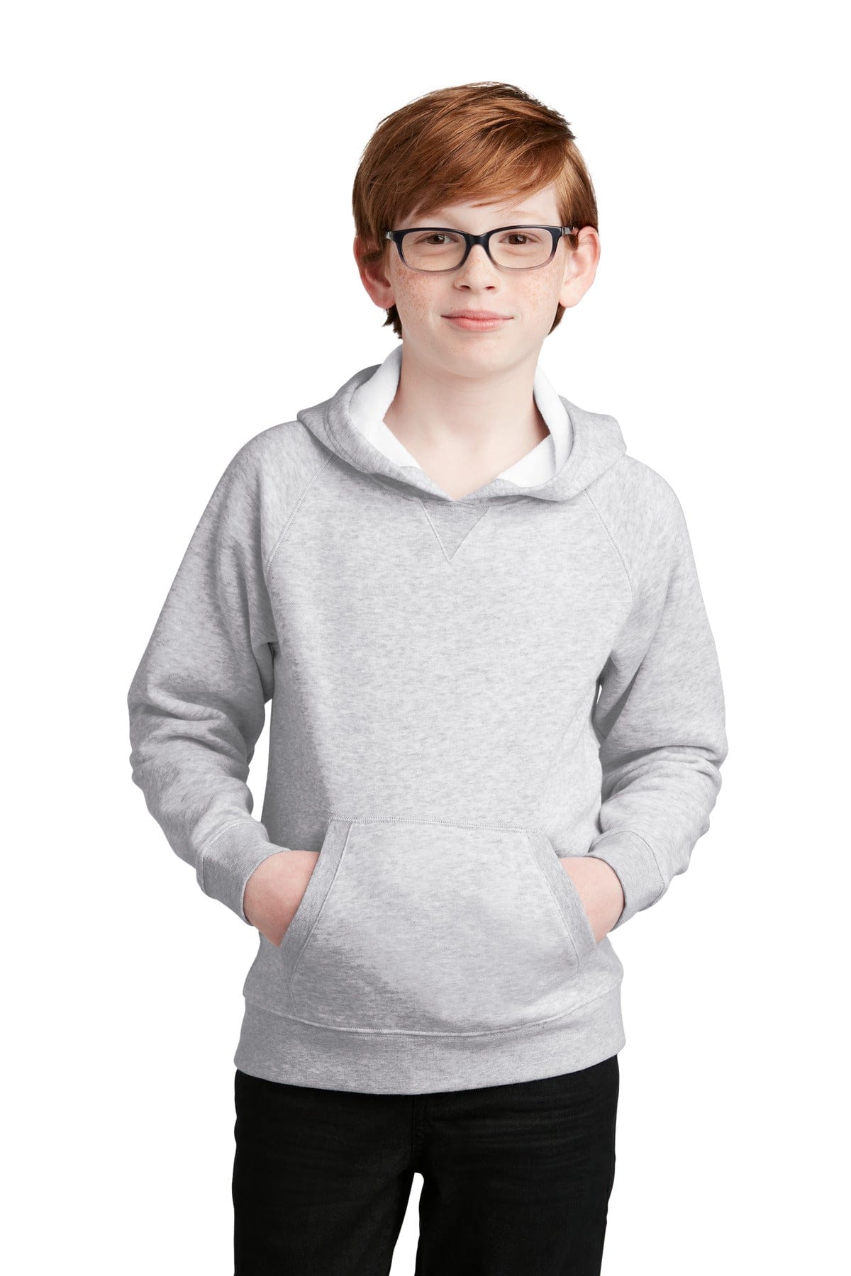 Sport-Tek Sweatshirts/Fleece XS / Athletic Heather Sport-Tek YSTF200: Youth Drive Fleece Pullover Hoodie
