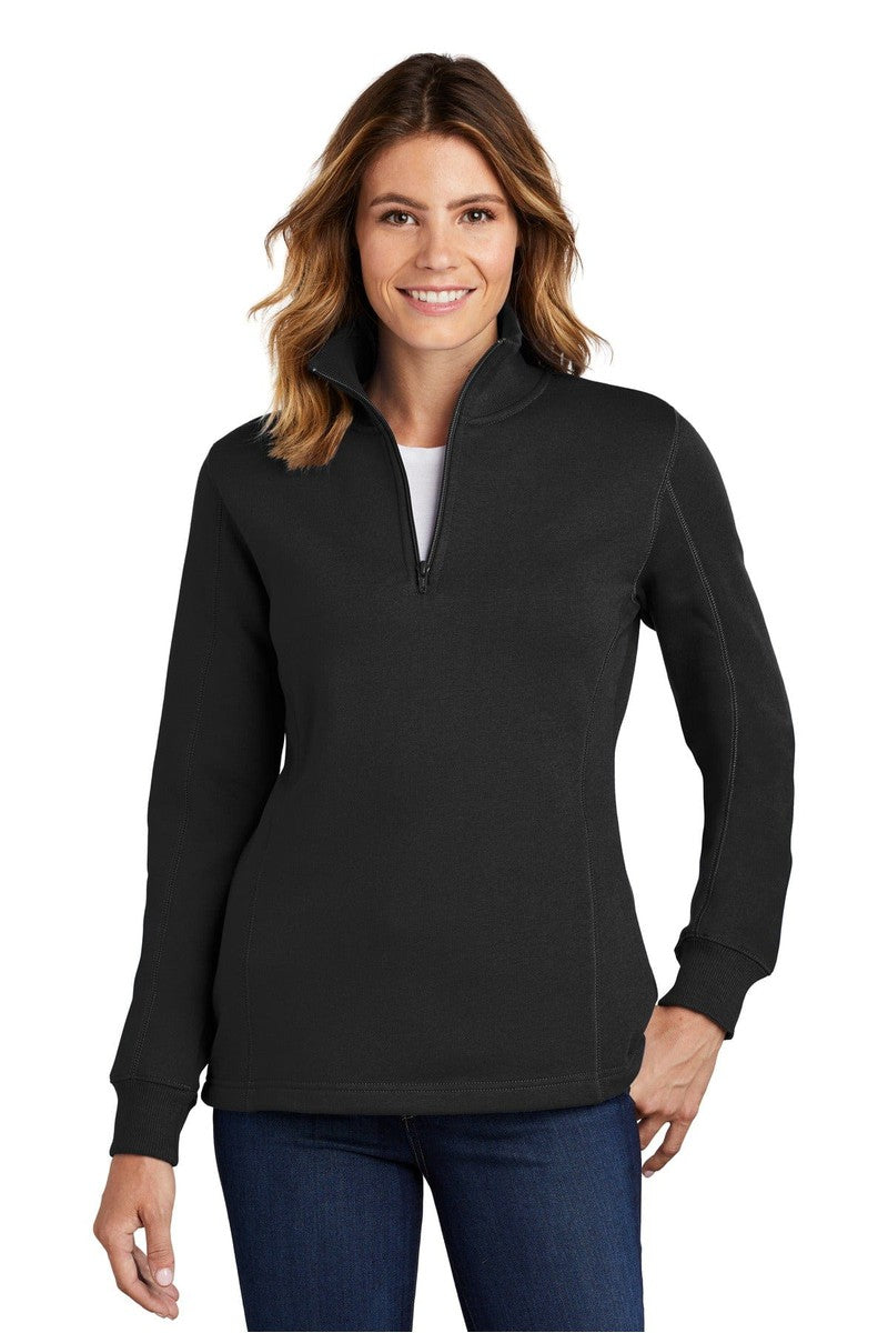 Sport-Tek Sweatshirts/Fleece XS / Black Sport-Tek LST253: Ladies 1/4-Zip Sweatshirt
