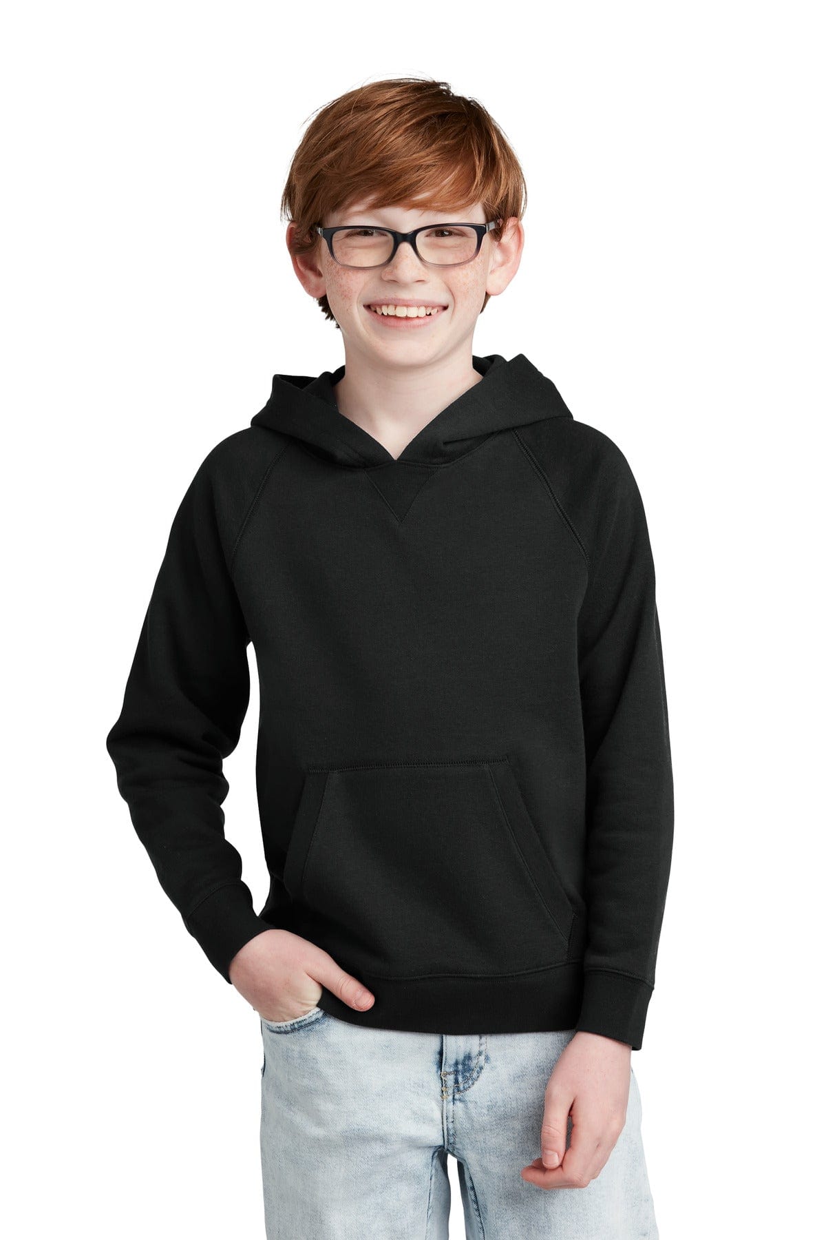 Sport-Tek Sweatshirts/Fleece XS / Black Sport-Tek YSTF200: Youth Drive Fleece Pullover Hoodie