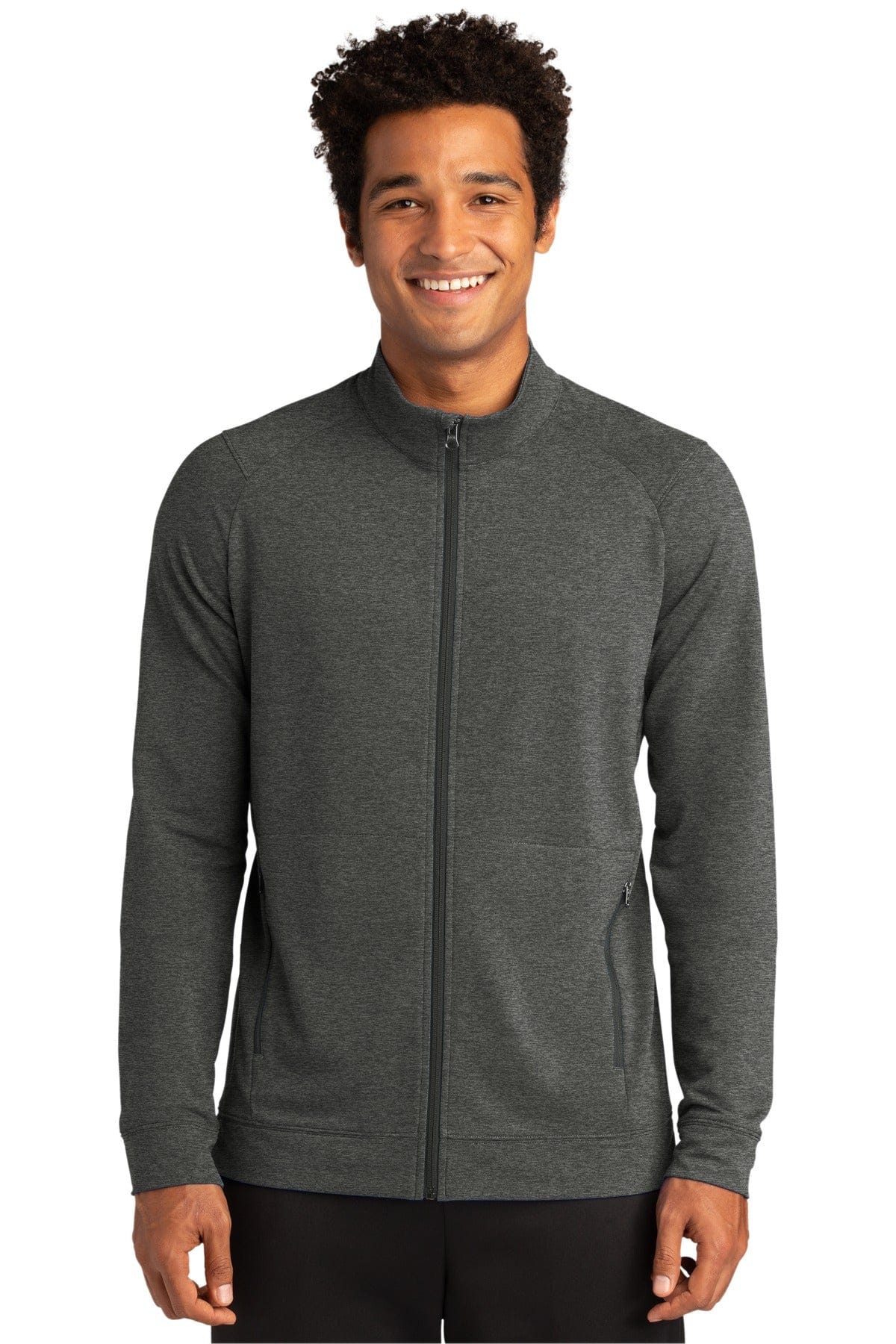 Sport-Tek Sweatshirts/Fleece XS / Dark Grey Heather Sport-Tek ST560: Sport-Wick Flex Fleece Full-Zip