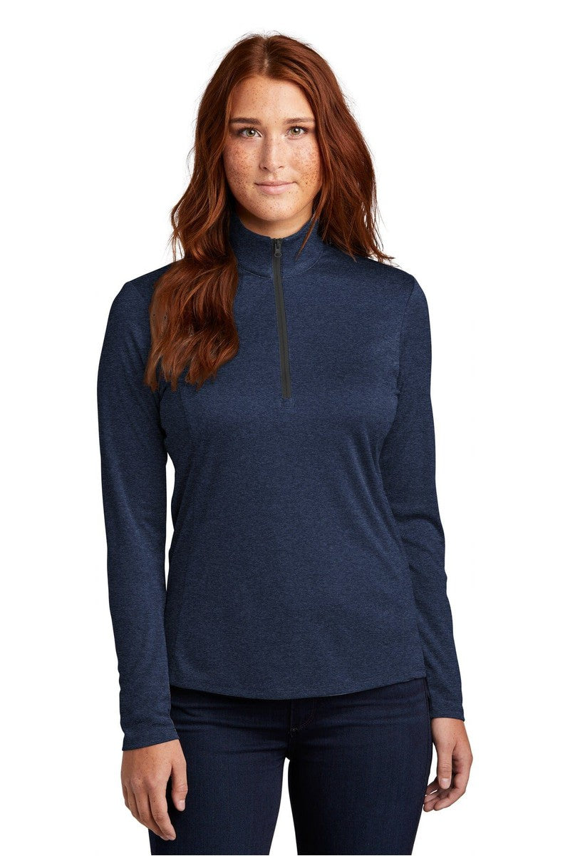 Sport-Tek Sweatshirts/Fleece XS / Dark Royal Heather Sport-Tek LST469: Ladies Endeavor 1/4-Zip Pullover
