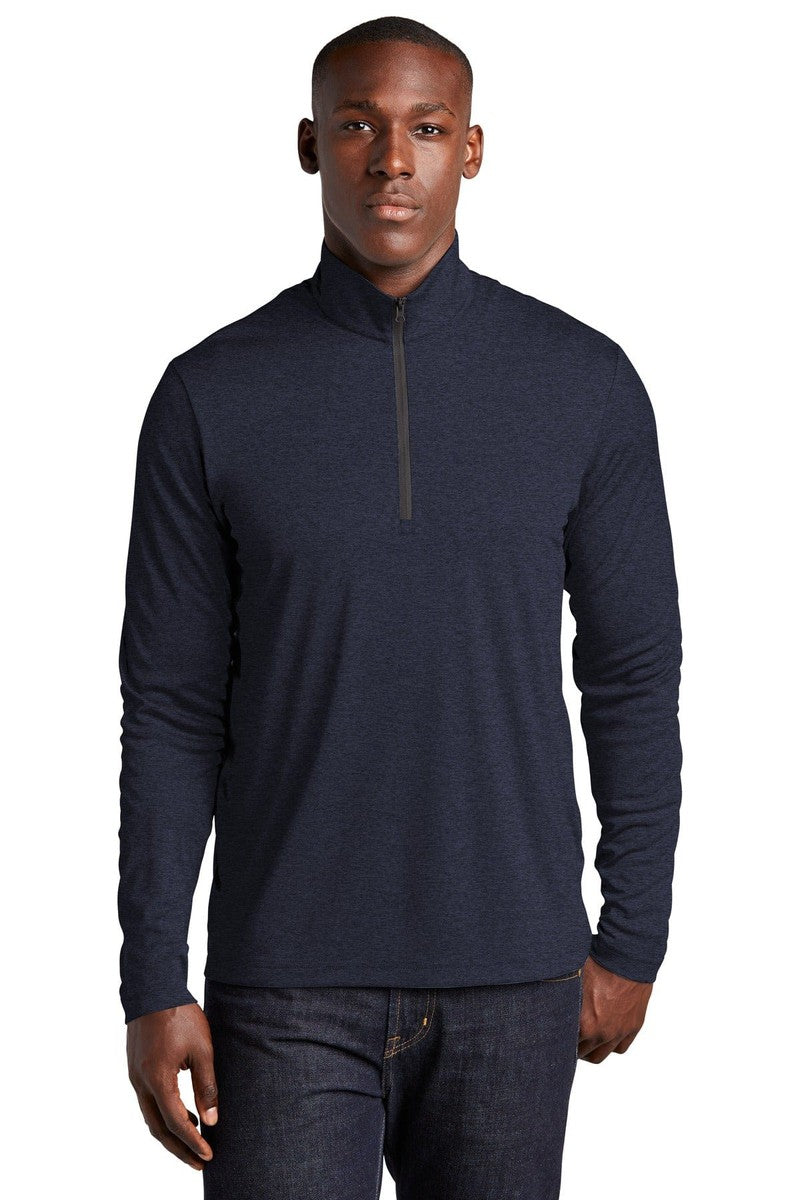 Sport-Tek Sweatshirts/Fleece XS / Deep Navy Heather Sport-Tek Endeavor 1/4-Zip Pullover. ST469