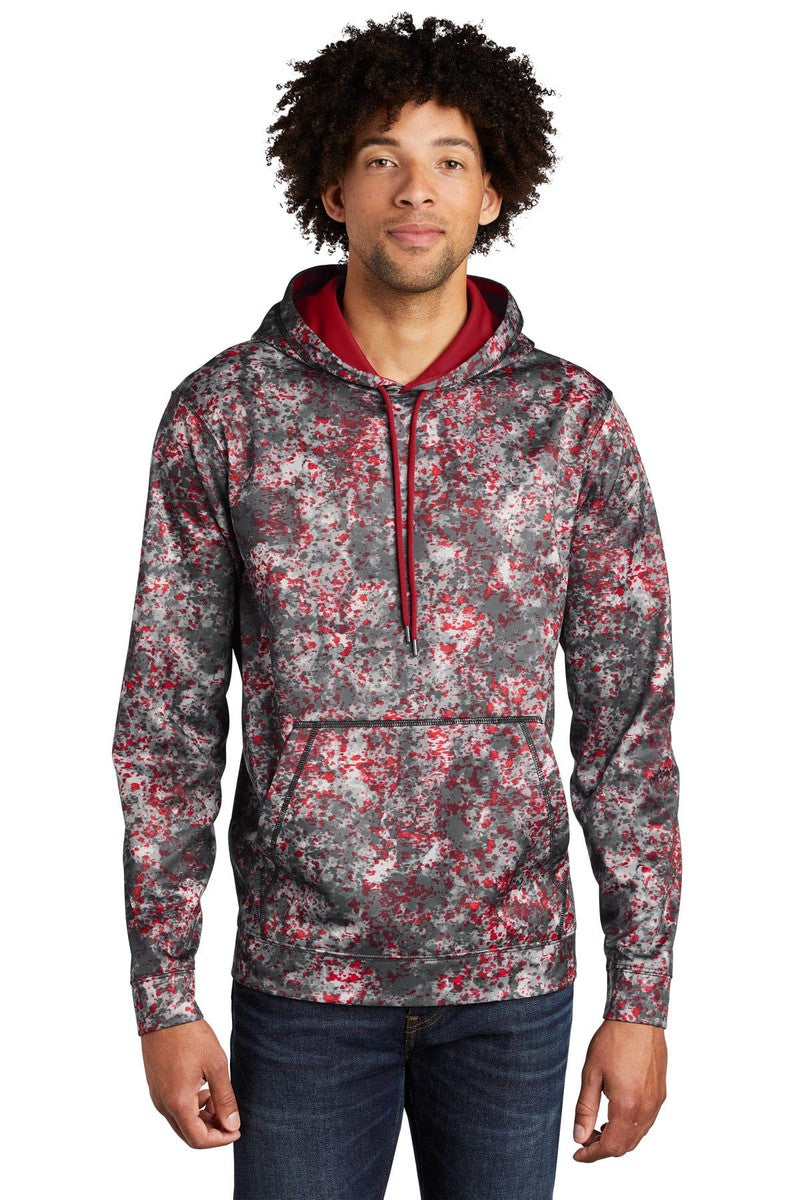 Sport-Tek Sweatshirts/Fleece XS / Deep Red Sport-Tek ®  Sport-Wick ®  Mineral Freeze Fleece Hooded Pullover. ST230