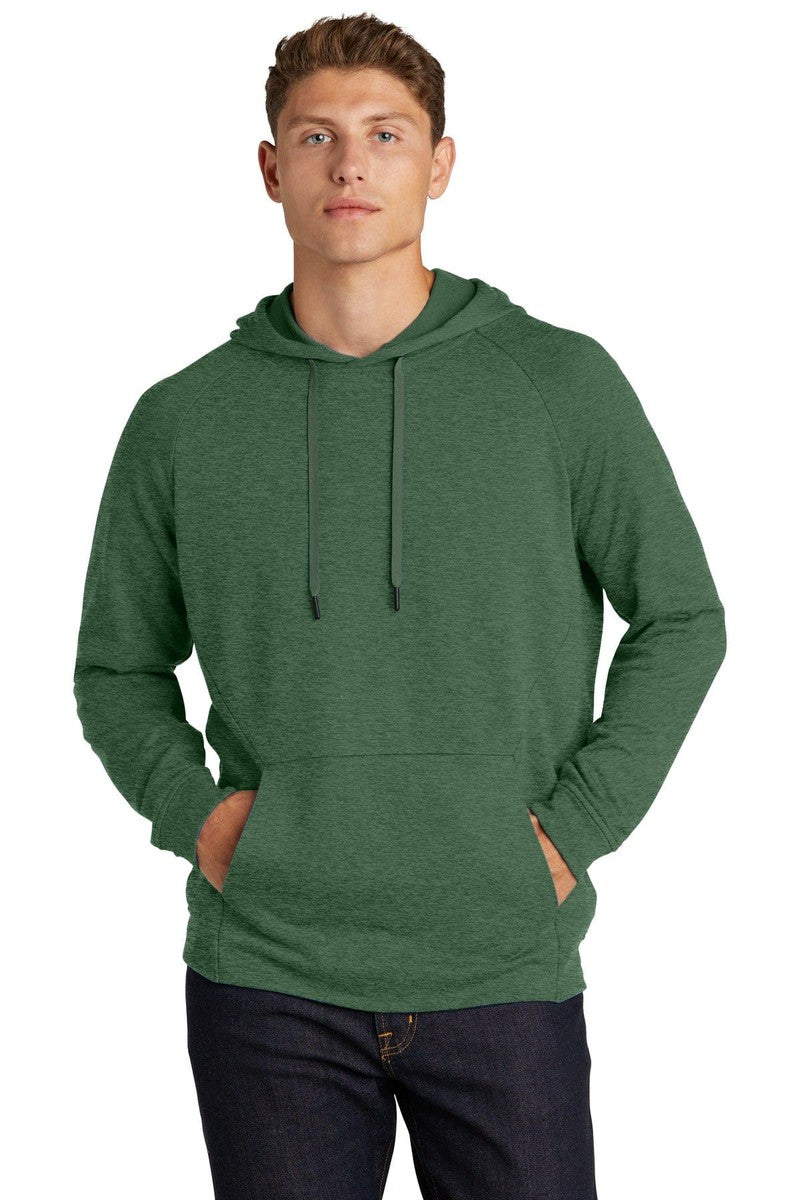 Sport-Tek Sweatshirts/Fleece XS / Forest Green Heather Sport-Tek ST272: Lightweight French Terry Pullover Hoodie