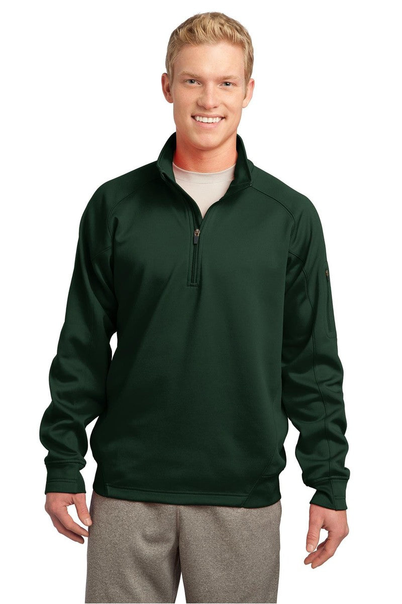 Sport-Tek Sweatshirts/Fleece XS / Forest Green Sport-Tek F247: Tech Fleece 1/4-Zip Pullover