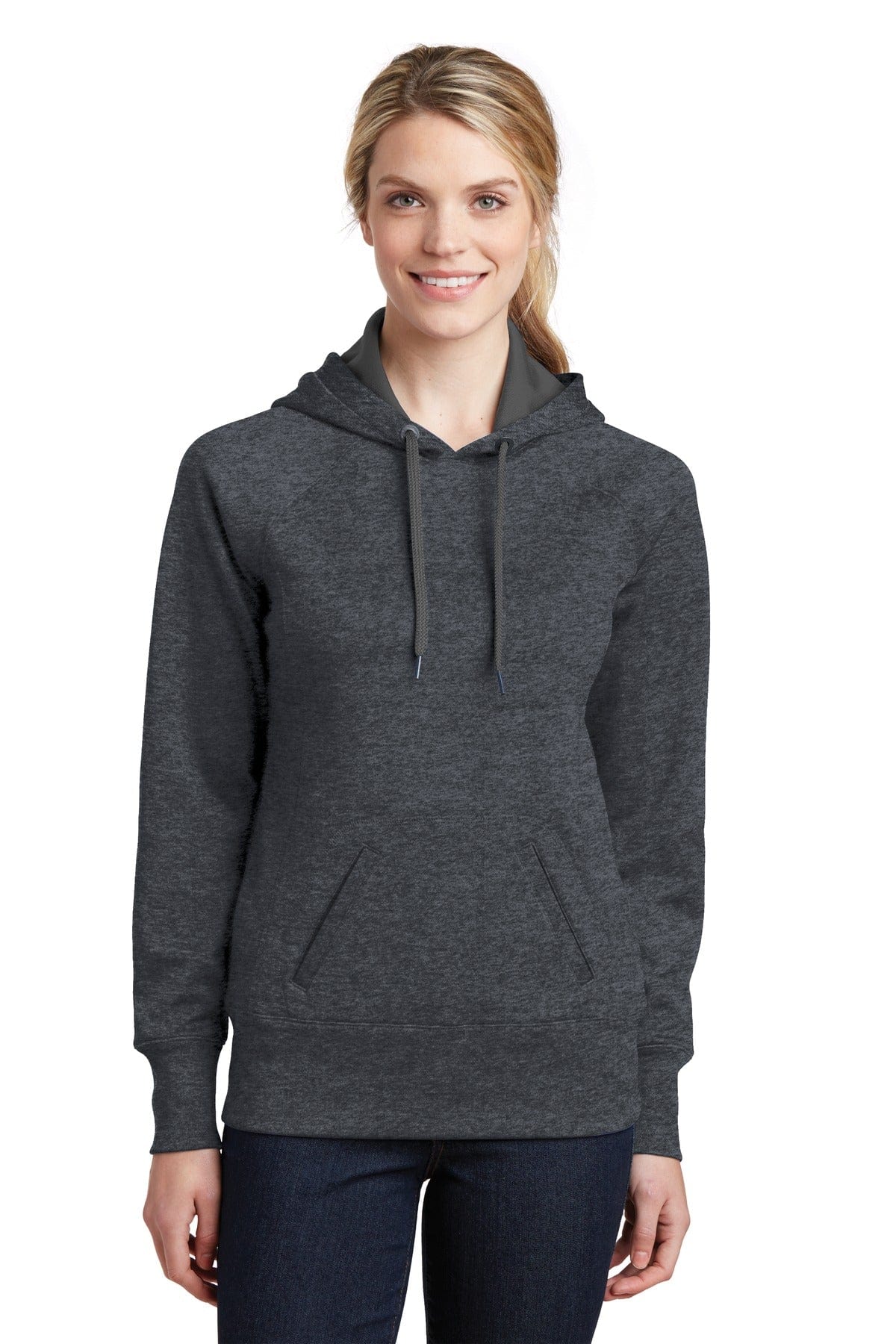 Sport-Tek Sweatshirts/Fleece XS / Graphite Heather DISCONTINUED  Sport-Tek ®  Ladies Tech Fleece Hooded Sweatshirt.  LST250