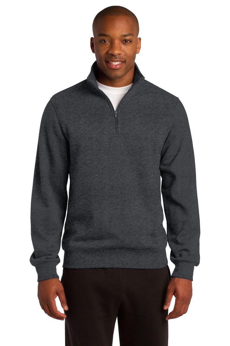 Sport-Tek Sweatshirts/Fleece XS / Graphite Heather Sport-Tek ST253: Quarter Zip Pullover