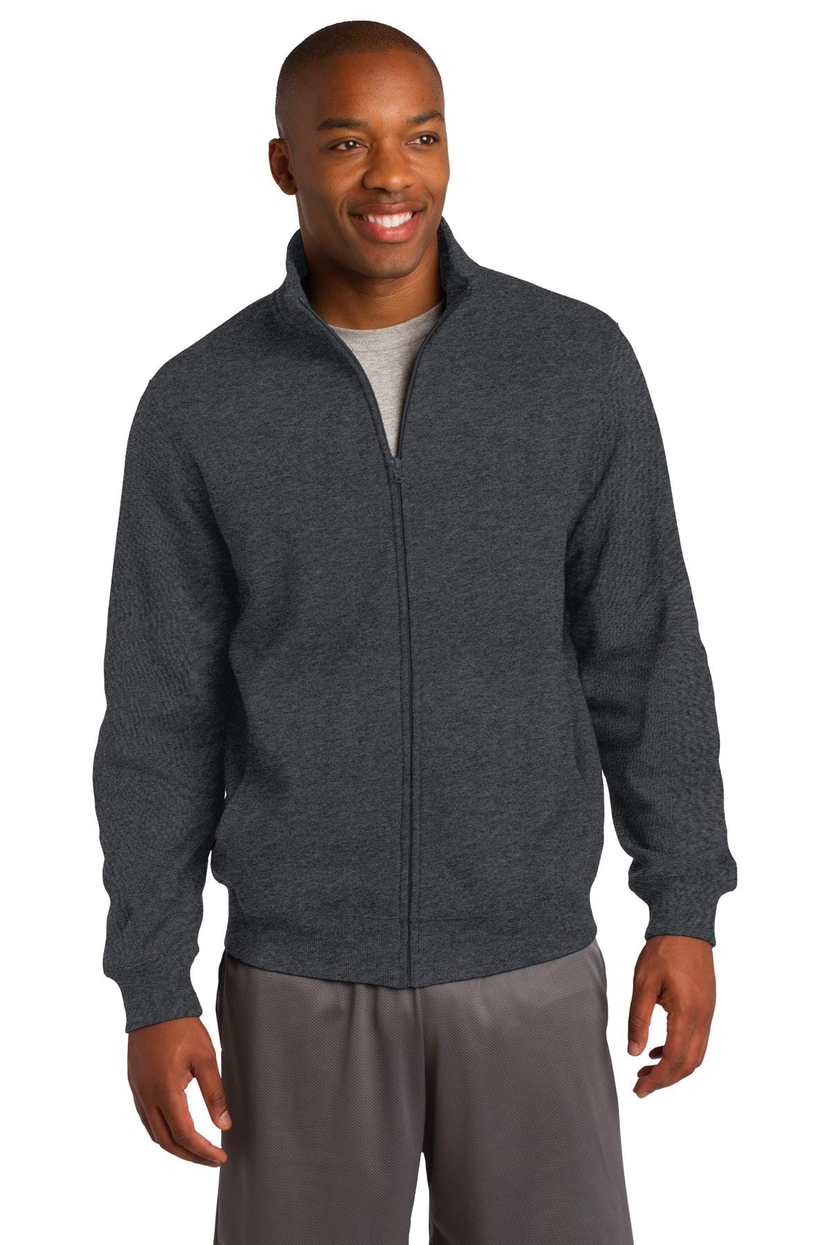 Sport-Tek Sweatshirts/Fleece XS / Graphite Heather Sport-Tek ST259: Full-Zip Sweatshirt