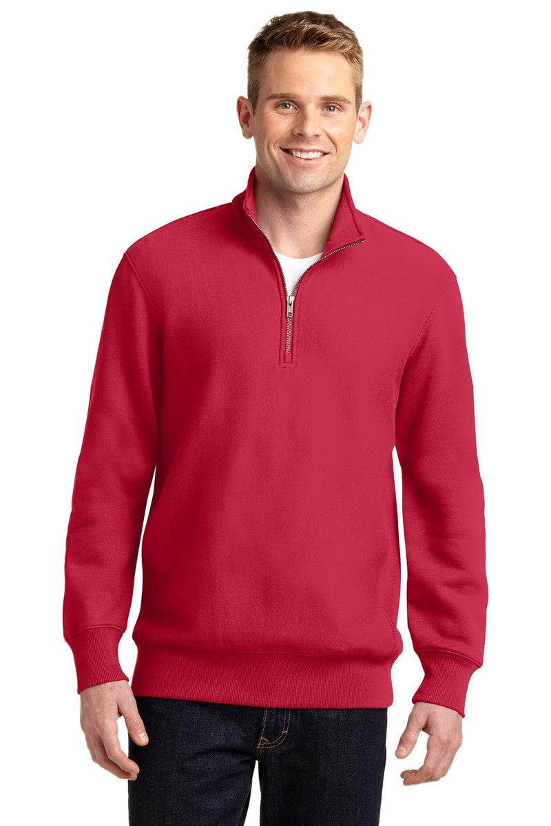 Sport-Tek Sweatshirts/Fleece XS / Red Sport-Tek ST283: Super Heavyweight 1/4-Zip Pullover Sweatshirt