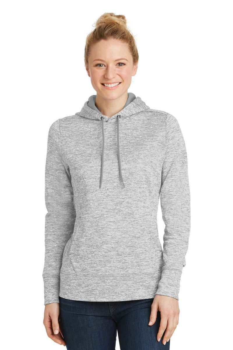 Sport-Tek Sweatshirts/Fleece XS / Silver Electric Sport-Tek LST225: Ladies PosiCharge Electric Heather Fleece Hooded Pullover