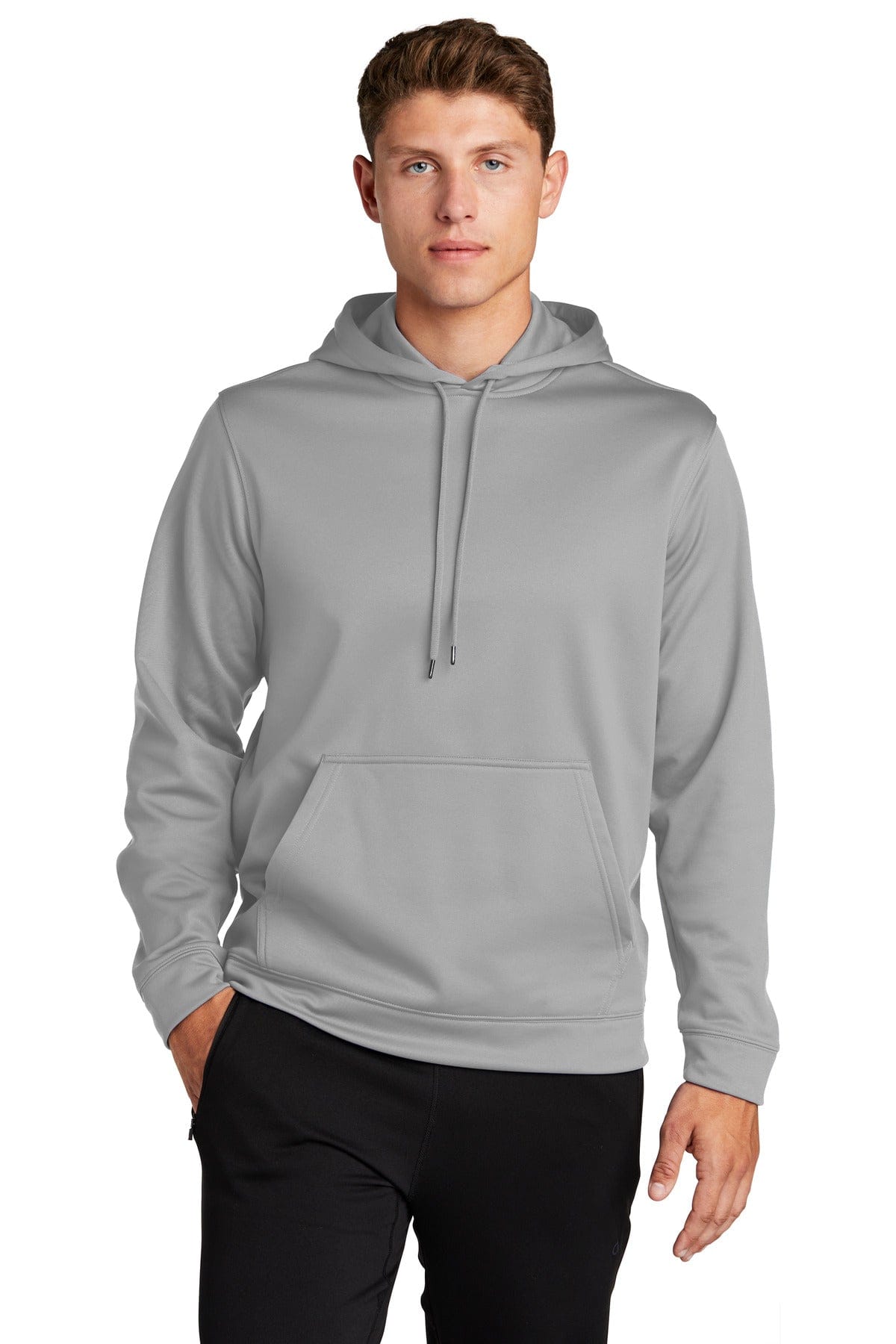 Sport-Tek Sweatshirts/Fleece XS / Silver Sport-Tek Sport-Wick Fleece Hooded Pullover: F244