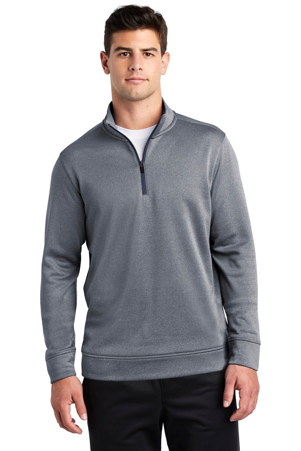 Sport-Tek Sweatshirts/Fleece XS / True Navy Heather Sport-Tek ST263: PosiCharge Sport-Wick Heather Fleece 1/4-Zip Pullover