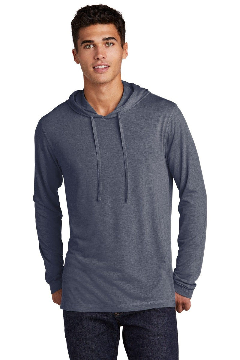 Sport-Tek Sweatshirts/Fleece XS / True Navy Heather Sport-Tek ST406: PosiCharge Tri-Blend Wicking Long Sleeve Hoodie