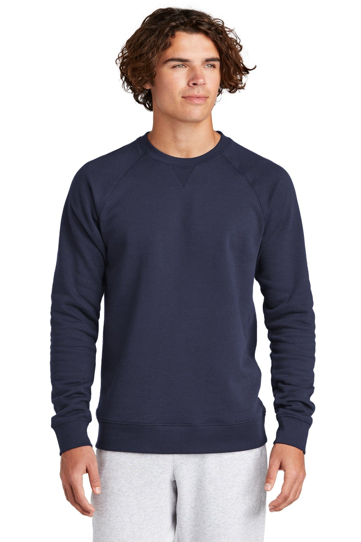 Sport-Tek Sweatshirts/Fleece XS / True Navy Sport-Tek STF203: Drive Fleece Crewneck