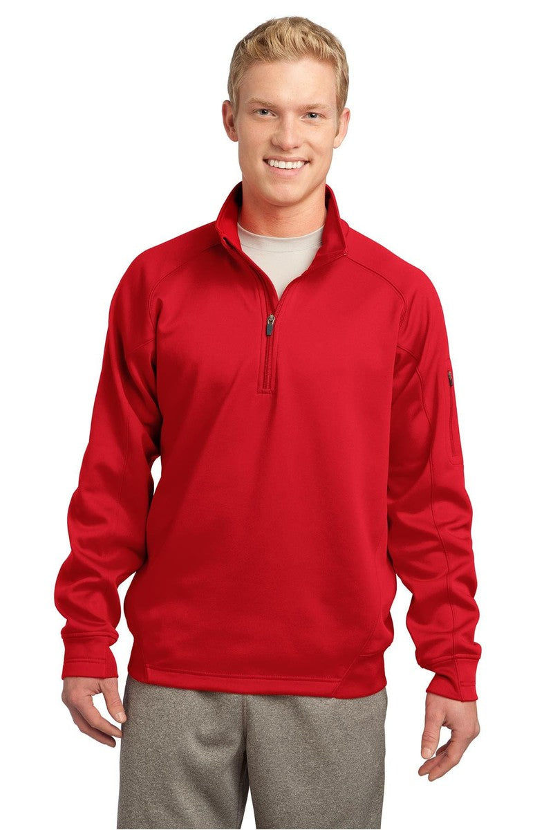 Sport-Tek Sweatshirts/Fleece XS / True Red Sport-Tek F247: Tech Fleece 1/4-Zip Pullover