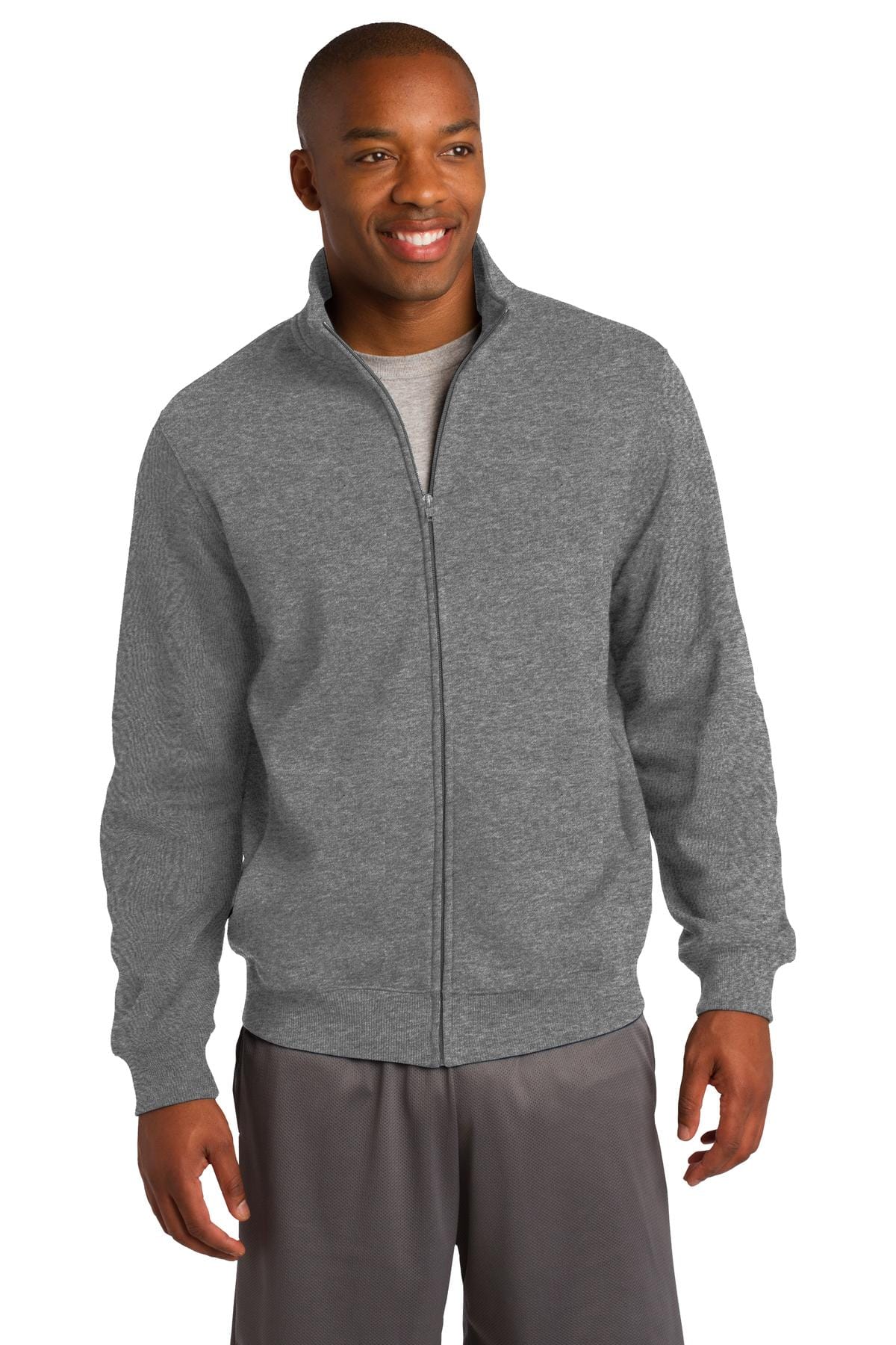 Sport-Tek Sweatshirts/Fleece XS / Vintage Heather Sport-Tek ST259: Full-Zip Sweatshirt