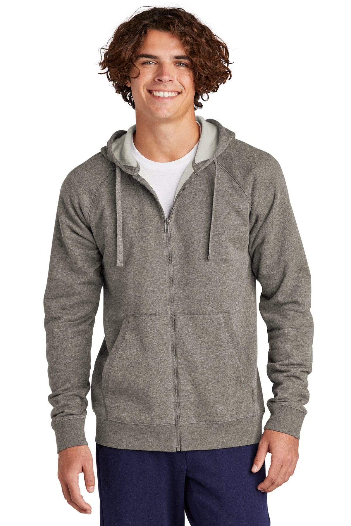 Sport-Tek Sweatshirts/Fleece XS / Vintage Heather Sport-Tek STF201: Drive Fleece Hooded Full-Zip