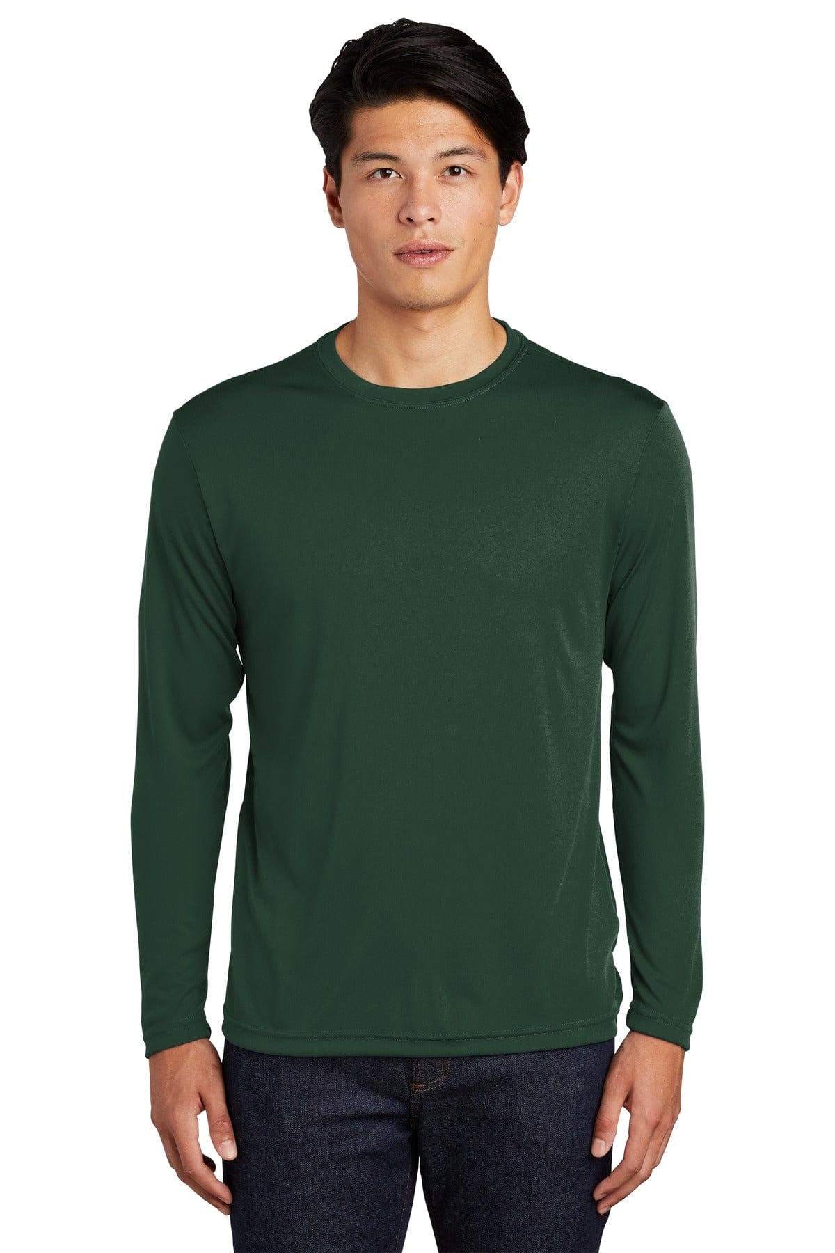Sport-Tek T-Shirts 4XL / Forest Green Sport-Tek Long Sleeve PosiCharge Competitor Tee. ST350LS, Basic Colors