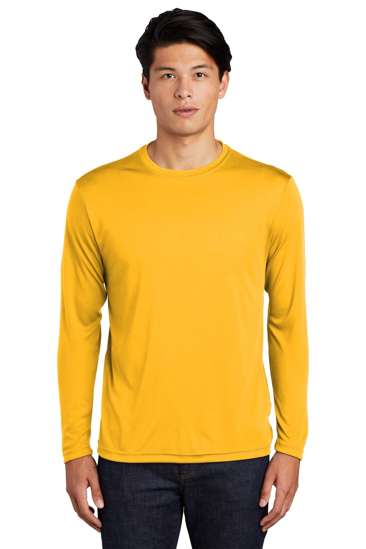Sport-Tek T-Shirts 4XL / Gold Sport-Tek Long Sleeve PosiCharge Competitor Tee. ST350LS, Basic Colors