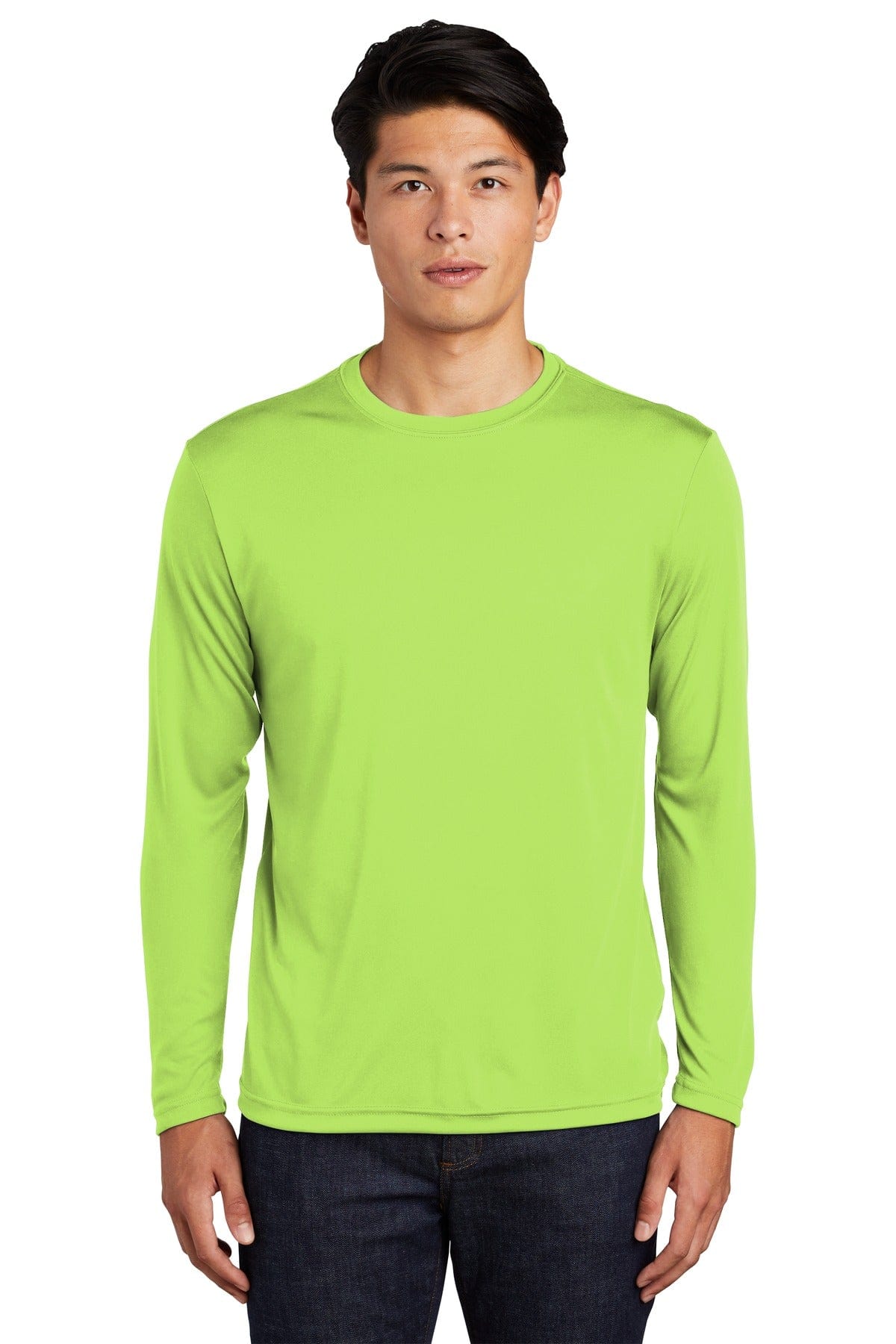 Sport-Tek T-Shirts 4XL / Lime Shock Sport-Tek Long Sleeve PosiCharge Competitor Tee. ST350LS, Basic Colors