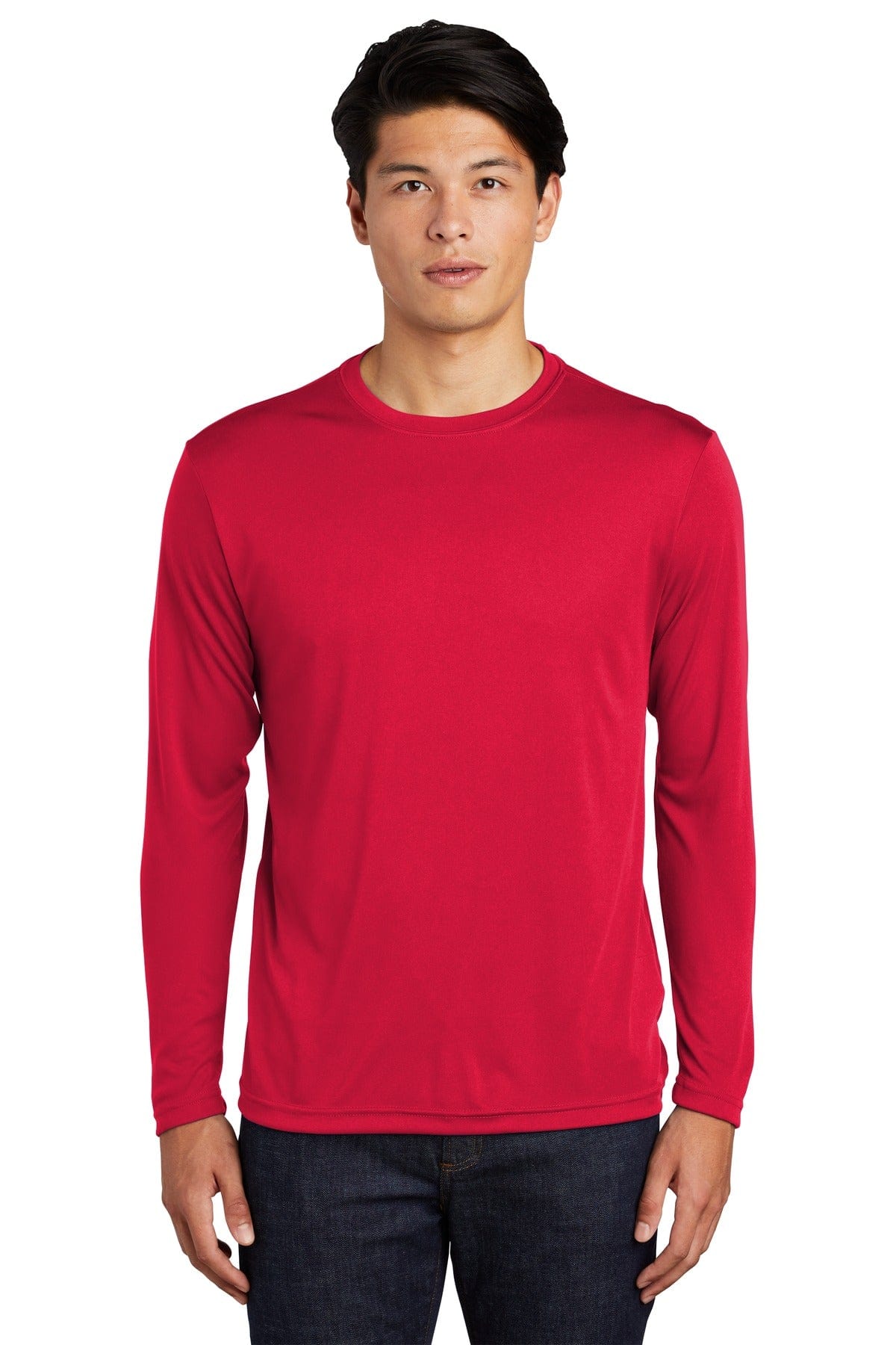 Sport-Tek T-Shirts 4XL / True Red Sport-Tek Long Sleeve PosiCharge Competitor Tee. ST350LS, Basic Colors