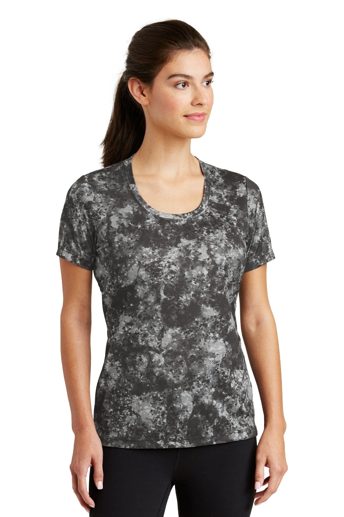 Sport-Tek T-Shirts DISCONTINUED  Sport-Tek ®  Ladies Mineral Freeze Scoop Neck Tee. LST330